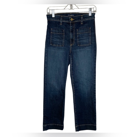 Ramy Brook Square Front Pockets Straight Leg Jeans Dark Wash Women’s Size 27 - Picture 1 of 10
